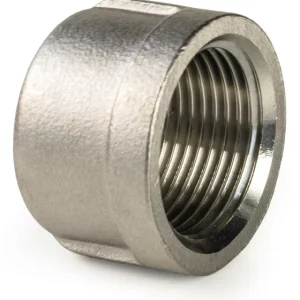 Bestseller RVS afsluitkap met rand 1 x binnendraad 2"
