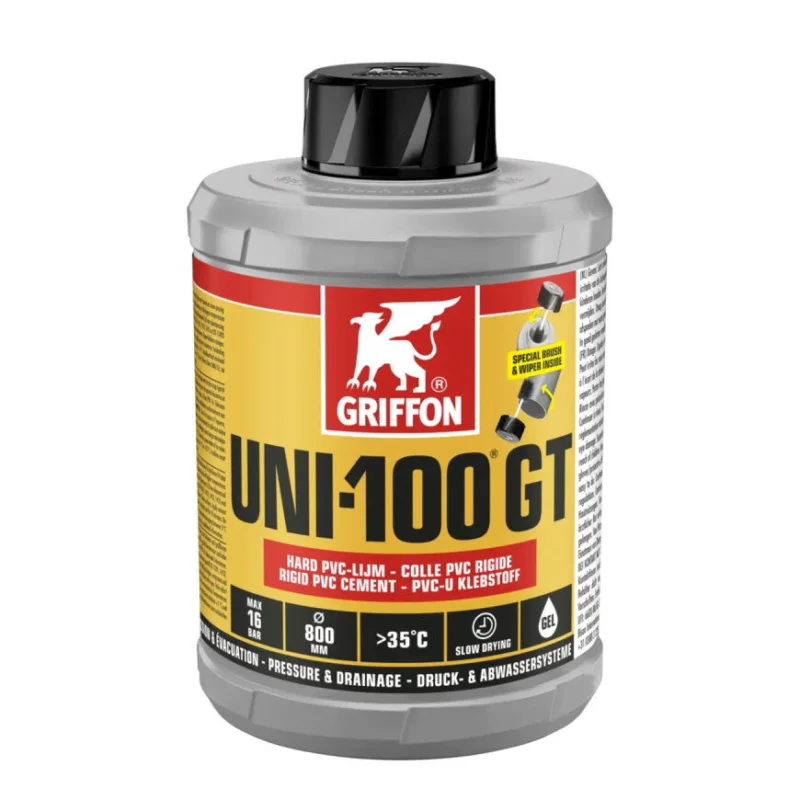 Griffon hard PVC lijm Uni-100 GT 1000 ml Premium
