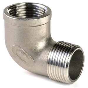 Beste Prijs RVS knie 90° 1 x binnendraad 1 x buitendraad 1/2"