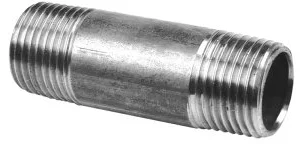 Weekendaanbieding RVS pijpnippel 1 1/2" x 70 mm