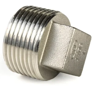 Shop Nu RVS 4-kant plug 1x buitendraad