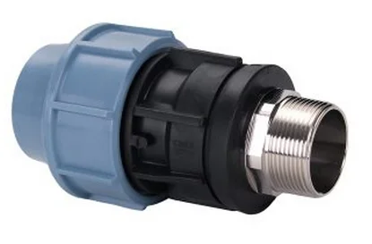 Beperkte Voorraad Unidelta koppeling met messing buitendraad 40 mm x 1 1/4 inch