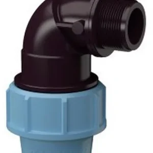 Alleen Vandaag Unidelta knie 90° buitendraad 40 mm x 1 1/2 inch