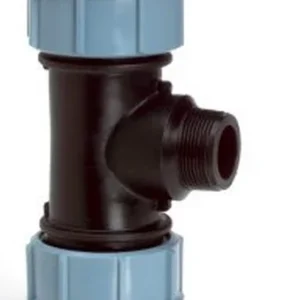 Direct Verzonden Unidelta T-stuk 90° buitendraad 50 mm x 1 1/2 inch x 50 mm