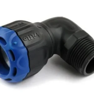 Isiflo Sprint knie 90° buitendraad 40mm x 1 1/4 inch Direct Beschikbaar