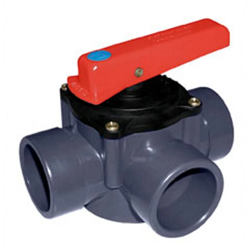 Alleen Vandaag Auga driewegkraan, PVC, 50 - 63 mm