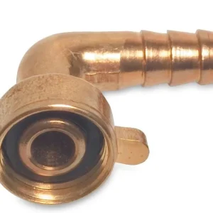 Express Levering Messing bocht 90° met wartel 1/2" binnendraad x slangtule 10 mm