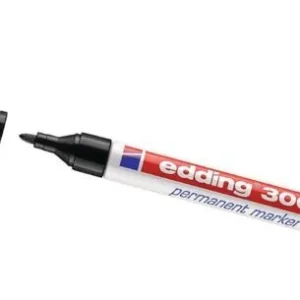 Beste Prijs Edding permanentmarker, type 3000, zwart, ronde punt 1,5 - 3 mm