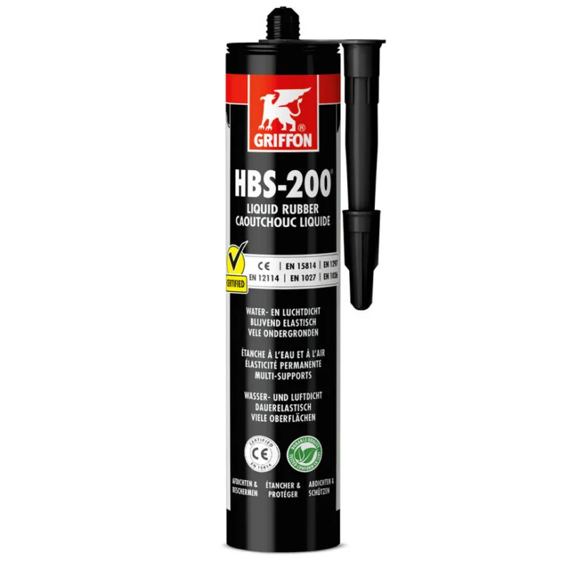 Griffon HBS-200 vloeibaar rubber, koker à 310 gram Populair