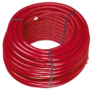 Express Levering Uponor Uni Pipe PLUS voorgeïsoleerd ISO 4 mm 20 x 2.25 rood rol 100 meter