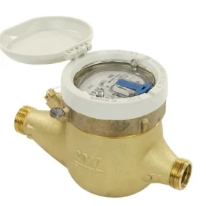 Zenner watermeter, type MNK-N, Kiwa-ATA, bu.dr. 1¼", l = 260 mm, voorbereid impulsgever 10 l/impuls Populair