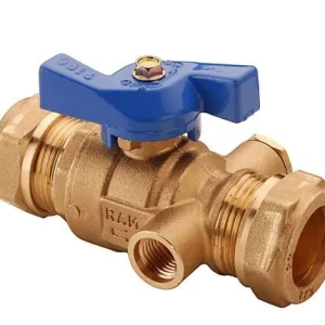 Beperkte Voorraad Raminex S28 kogelkraan vlinderhendel KIWA 22 mm