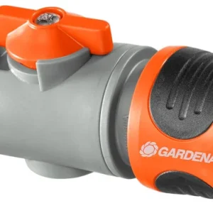 Gardena slangstuk voor 13 mm slang inclusief afsluiter 1/2" Uitverkoop