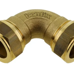 Hete Deal Bonfix messing bocht 90 graden 15 mm knel