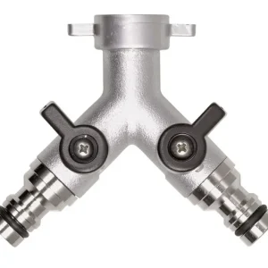 Geka Plus 2-weg ventiel 431CY, ¾" met Geka Plus snelkoppelingen Merkproduct