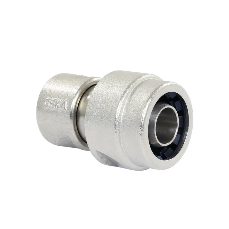 Beperkte Voorraad Geka Plus slangstuk met waterstop, type 743XY, ¾"
