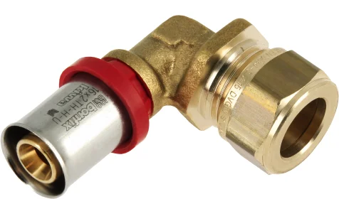 Bonfix Alu-pers knie 16mm naar knel 15mm Gecertificeerd