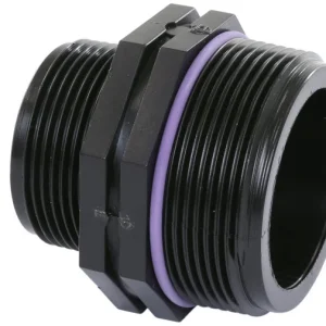 Express Levering Self-Seal pp dubbele verloopnippel 1 x ½ inch