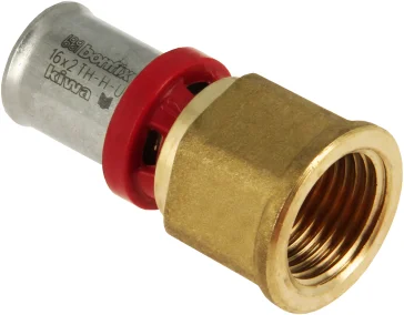 Direct Verzonden Bonfix Alu-pers koppeling binnendraad 16mm x 1/2"