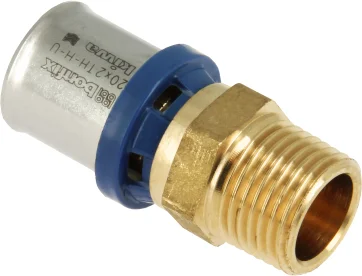 Flitsaanbieding Bonfix Alu-pers koppeling buitendraad 20mm x 1/2"