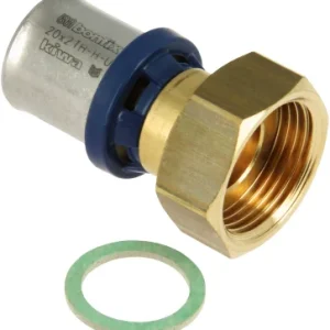 Direct Verzonden Bonfix Alu-pers 2-delige koppeling binnendraad 20mm x 3/4"