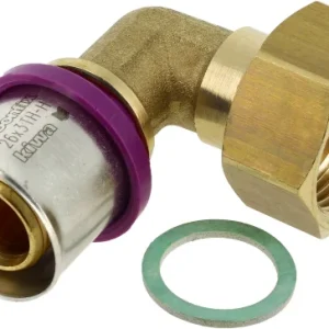 Alleen Vandaag Bonfix Alu-pers 2-delige knie binnendraad 26mm x 3/4"