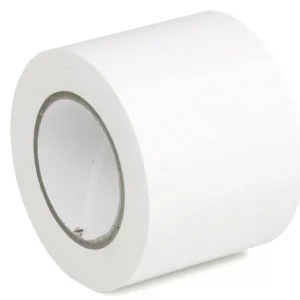 Actieprijs PVC tape wit breedte 50 mm lengte 10 meter
