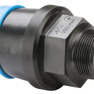 Beperkte Voorraad Hawle water puntstuk buitendraad 50mm X 1 1/2"