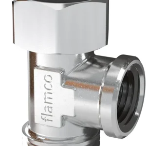Flamco chromen T-stuk 3/4" bin.dr x 1/2" bin.dr x 3/4" bui.dr Lage Kosten