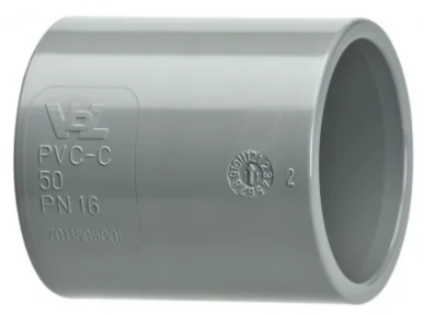 Actieprijs PVC-C sok 90 x 90 mm PN16