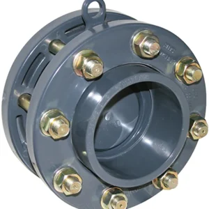 PVC druk terugslagklep incl. kraagbus en flens set Favoriet