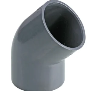 Beperkte Voorraad PVC druk knie 75x 75mm 45° PN16