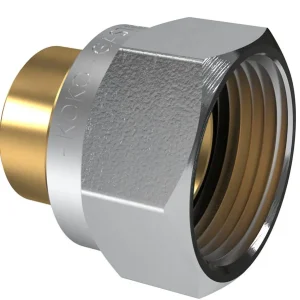 Beste Prijs Bonfix schroefkoppeling verchroomd wartelmoer M24 x capillair 15 mm