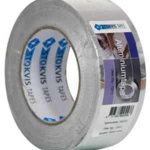 Beperkt Aanbod Aluminium tape cold weather en flame retardant 50mm x 50 meter