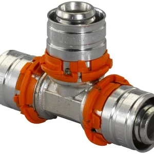 Gereduceerde Prijs Uponor MLC pers-T-stuk 90° 3x pe/alu 14 mm