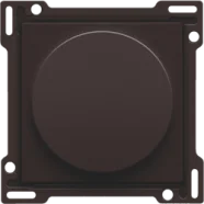 Niko 124-65926 afwerkingsset voor op/neer voor draaischakelaar, Dark brown Beste Prijs