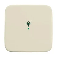 Tijdelijk Beschikbaar Busch Jaeger 6231-10-212 Bedieningswip 1-voudig met symbool "Licht" Crème-wit