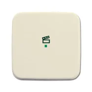 Populair Busch-Jaeger 6233-10-212 Bedieningswip 1-voudig, met symbool "Scène" Crème-wit