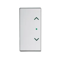 Aanbieding Busch-Jaeger 6232-20-83 Bedieningswip 2-voudig links/rechts met symbool "Jaloezie" Aluzilver