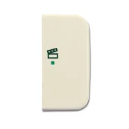 Aanbieding Busch-Jaeger 6233-22-212 Bedieningswip 2-voudig rechts, met symbool "Scène" Crème-wit