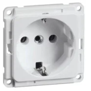 Peha 00602011 COMPACTA Wcd 1-voudig, ra, 32 mm inb.diepte, schroefklem, Levend-wit Seizoensaanbieding