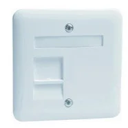Snelle Levering Peha 00753111 STANDARD centraalplaat voor draagframe D 600 MJ1-D 600 MJ12 voor 1 Modular Jacks Levend-wit