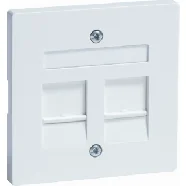 Nieuw Peha 00802911 DIALOG afdekking voor 2 Modular Jacks draagframe600 MJ1 tot 600MJ12, Levend-wit