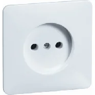 Peha 00404321 STANDARD wandcontactdoos zonder aarde met schroefcontacten Levend-wit Veilige Betaling