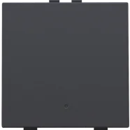 Koop Vandaag Niko 122-52201 Enkelvoudige drukknop met led en comfortsensoren voor Niko Home Control Anthracite