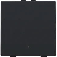 Niko 161-52201 Enkelvoudige drukknop met led en comfortsensoren voor Niko Home Control Black coated Must-Have
