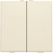 Niko 100-51002 Tweevoudige drukknop voor Niko Home Control Cream Alleen Vandaag