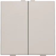 Niko 102-51002 Tweevoudige drukknop voor Niko Home Control Light grey Koop Vandaag