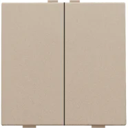 Korting Niko 157-51002 Tweevoudige drukknop voor Niko Home Control Champagne coated