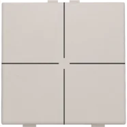 Niko 102-51004 Viervoudige drukknop voor Niko Home Control Light grey Nu Kopen